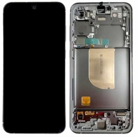 Samsung Galaxy S23 FE Display (grafitas) (mit Rahmen) (refurbished)