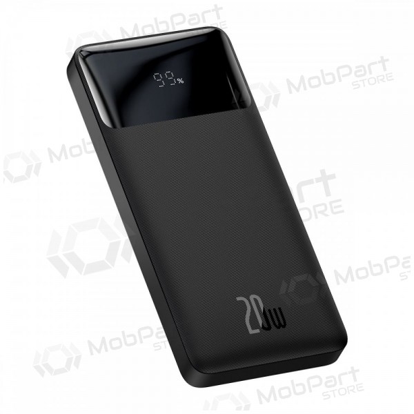 Externe Batterie Power Bank Baseus Bipow 20W 10000mAh + MicroUSB 0.25m Schwarz PPBD050301 Externe Batterie Power Bank Baseus Bipow 20W 10000mAh + MicroUSB 0.25m Schwarz PPBD050301