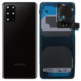 Samsung G985 / G986 Galaxy S20 Plus Akku-Rückseite schwarz - Cosmic Black - service pack - originalus