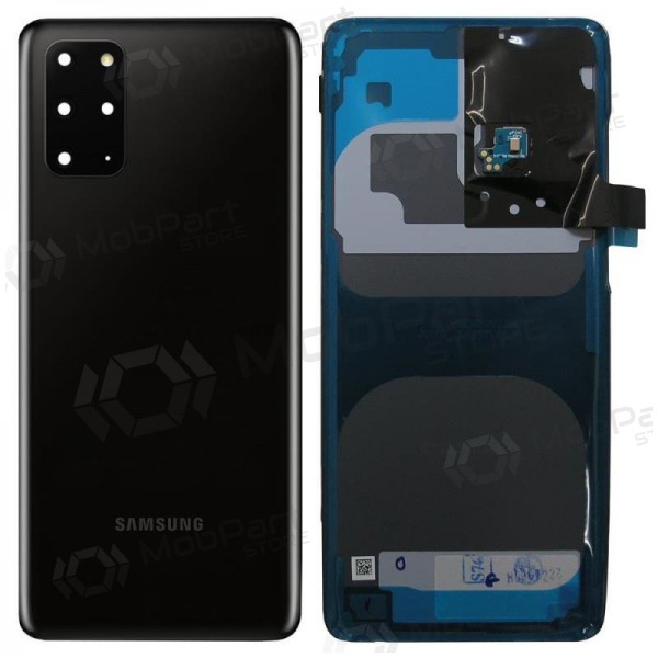Samsung G985 / G986 Galaxy S20 Plus Akku-Rückseite schwarz - Cosmic Black - service pack - originalus