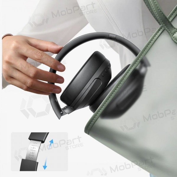 Kabelloss ausinės Joyroom JR-JH2 Hybrid ANC juodos