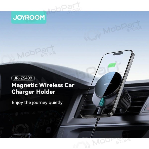 Automobilinis laikiklis-Ladegerät Joyroom JR-ZS409 MagSafe 15W Schwarz