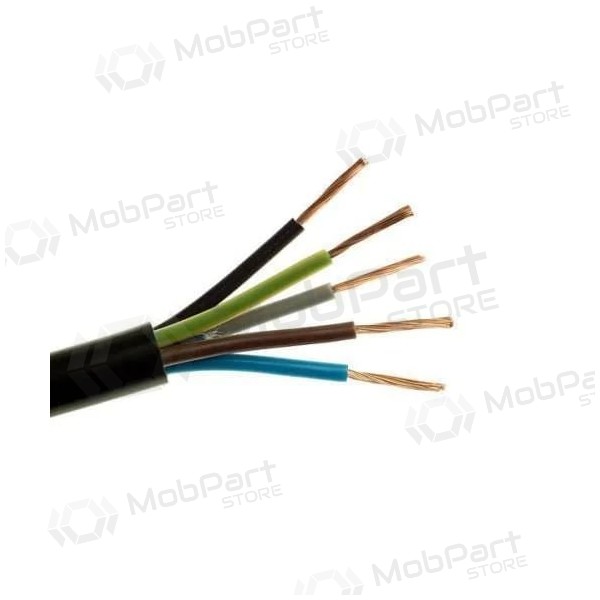 Flexibles Kabel Elpar H05RR-F 5x4 mm² Kupfer Gummi 300/500V