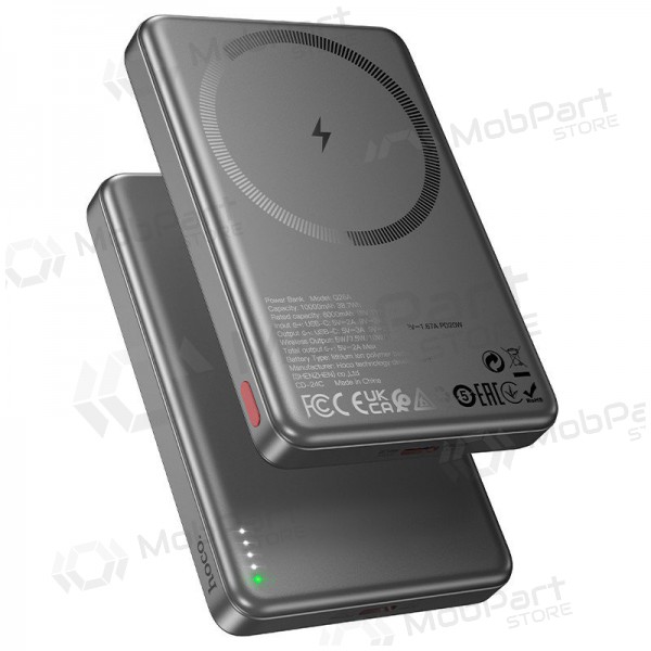 externe Batterie Power Bank Hoco Q26A PD20W Magnetic 10000mAh Schwarz