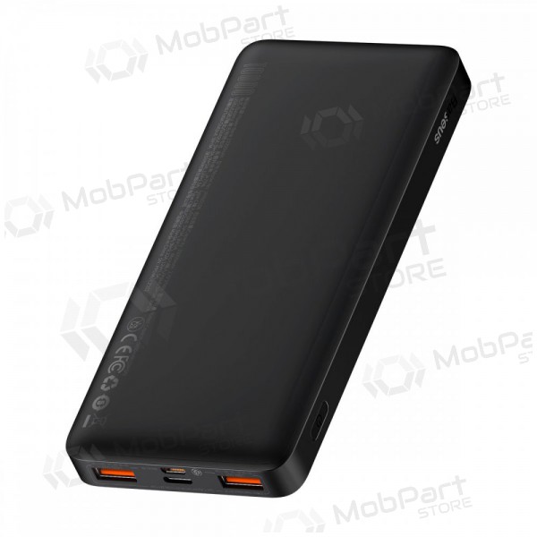 Externe Batterie Power Bank Baseus Bipow 20W 10000mAh + MicroUSB 0.25m Schwarz PPBD050301 Externe Batterie Power Bank Baseus Bipow 20W 10000mAh + MicroUSB 0.25m Schwarz PPBD050301