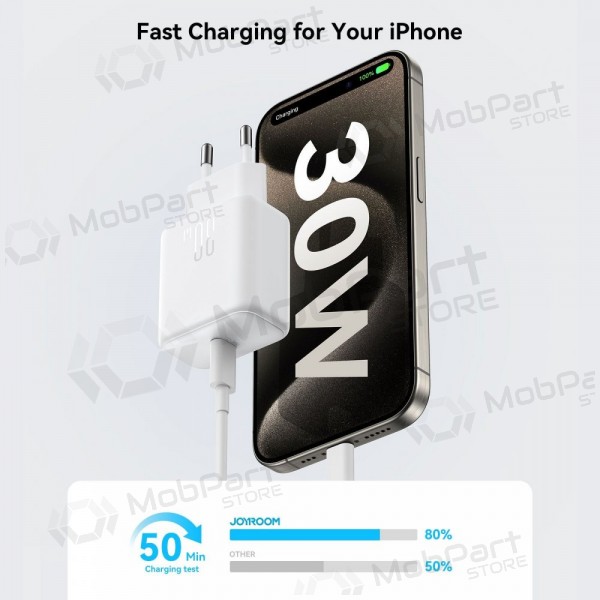 Ladegerät Joyroom JR-TCF24 USB-C PD30W Weiß