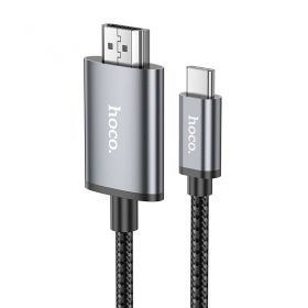 Adapter Hoco UA27 USB-C zu HDMI grau