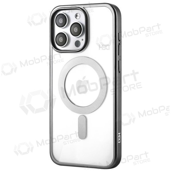 Handyhülle HDD Electro MagSafe Case Apple iPhone 15 Pro Grau