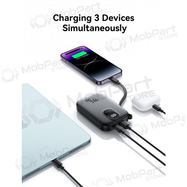 Externe Batterie Power Bank Joyroom JR-PBF18 22.5W with Lightning cable 10000mAh Schwarz