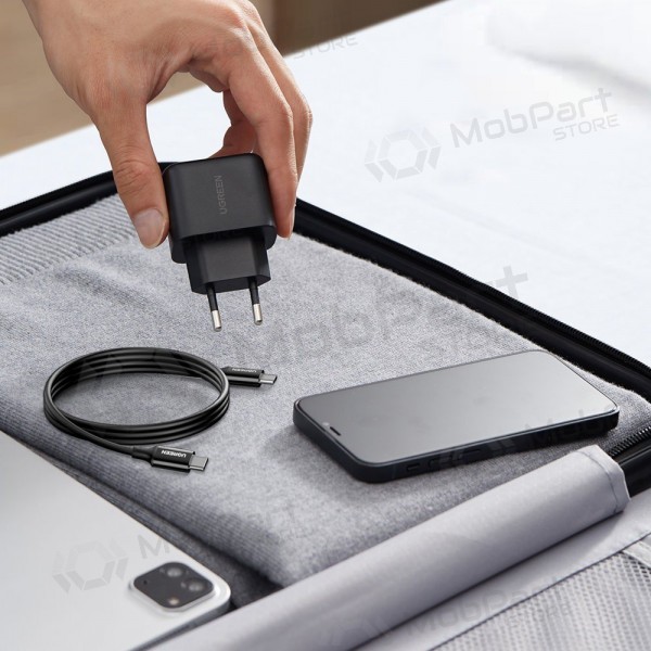 Ladegerät buitinis Ugreen CD250 USB-C 25W + USB-C cable 2.0m Schwarz