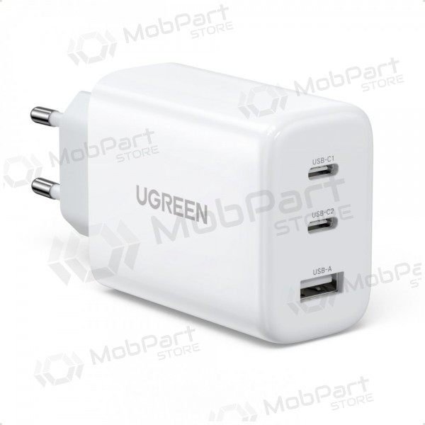 Ladegerät buitinis Ugreen CD275 2xUSB-C/USB-A 65W Weiß