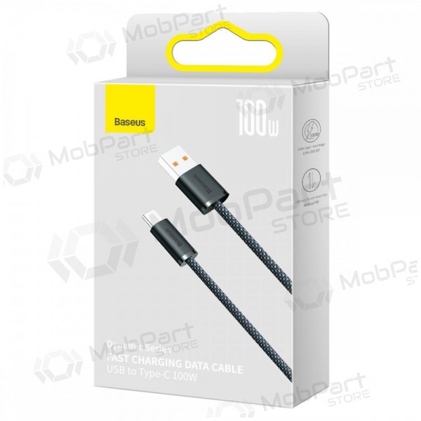 USB Kabel Baseus Dynamic 100W USB-A to Type-C 1.0m Grau CALD000616