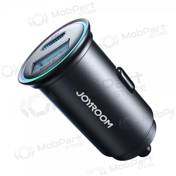 Ladegerät automobilinis Joyroom JR-CCN04 USB-C/USB-A 60W Schwarz