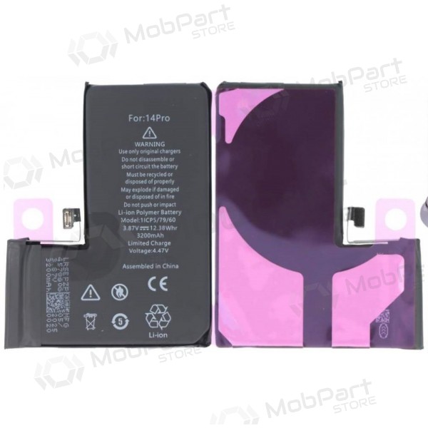 Apple iPhone 14 Pro Batterie, akumuliatorius (Self-Diagnosable) (Premium)