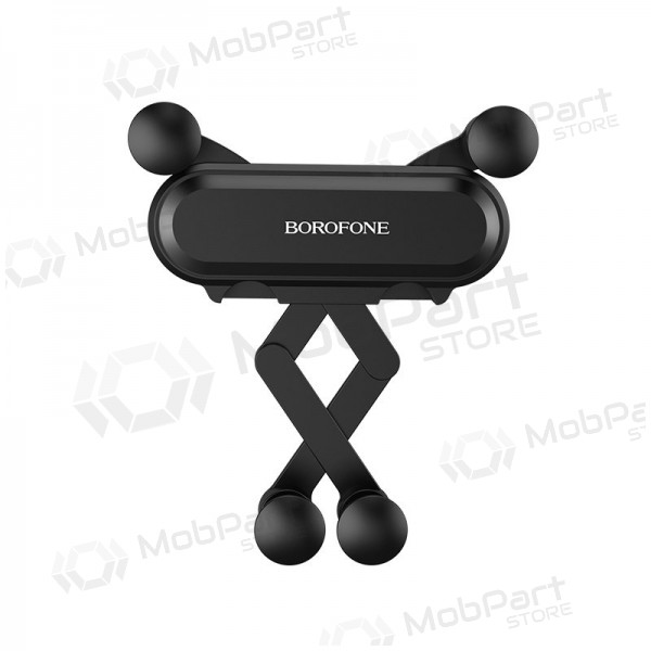 Automobilinis Universal telefono laikiklis Borofone BH19 tvirtinamas ant ventiliacijos grotelių, Schwarz