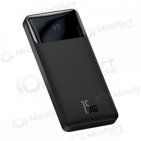 Externe Batterie Power Bank Baseus Bipow Type-C PD+2xQuick Charge 3.0 15W 10000mAh Schwarz PPBD050001 Externe Batterie Power Bank Baseus Bipow Type-C PD+2xQuick Charge 3.0 15W 10000mAh Schwarz PPBD050001