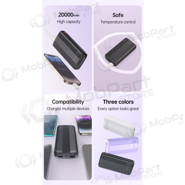 Externe Batterie Power Bank Awei P19K 5V/2.4A 20000mAh Schwarz
