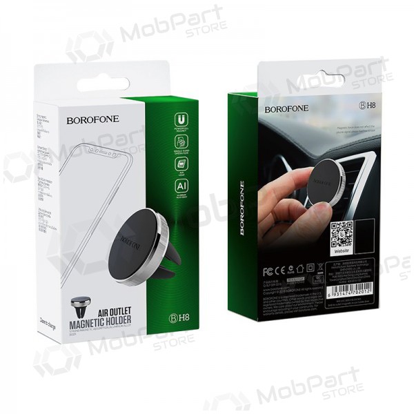 Automobilinis Universal telefono laikiklis Borofone BH8, tvirtinamas ant prietaisų skydelio, magnetinis, Schwarz