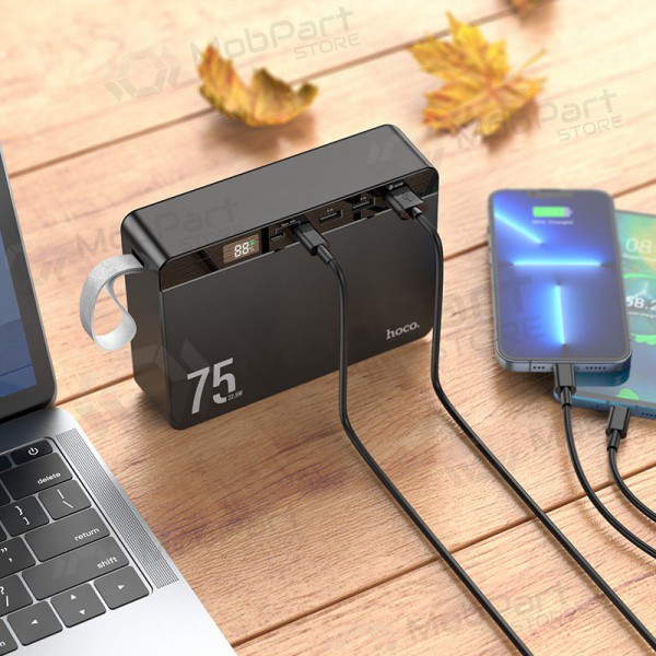 Externe Batterie Power Bank Hoco J94 Overlord 22.5W 75000mAh Schwarz
