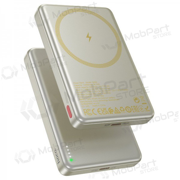 Externe Batterie Power Bank Hoco Q26A PD20W Magnetic 10000mAh Golden Externe Batterie Power Bank Hoco Q26A PD20W Magnetic 10000mAh Golden
