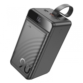 Externe Batterie Power Bank Hoco J123D 22.5W+PD20W 90000mAh Schwarz